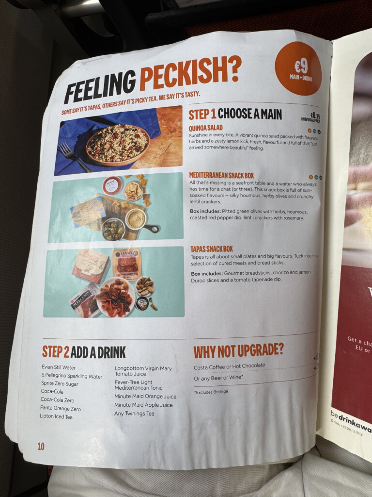 a magazine with a picture of food