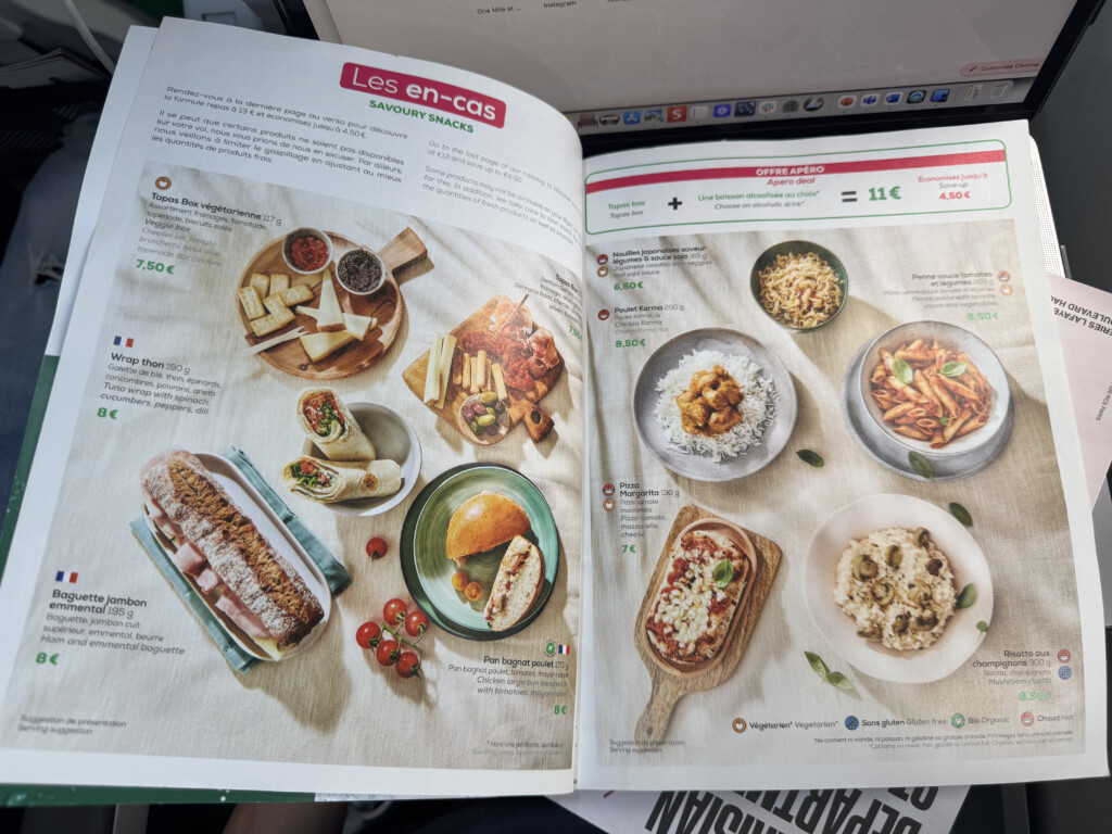 a book with food on it
