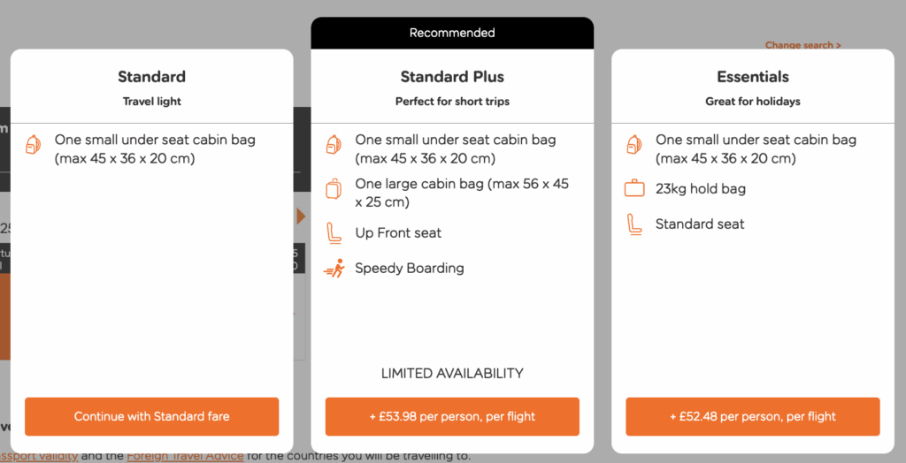 screens screenshot of a flight ticket