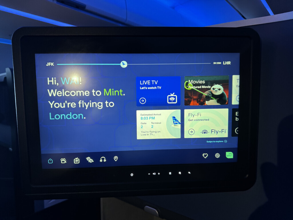a screen with text on it