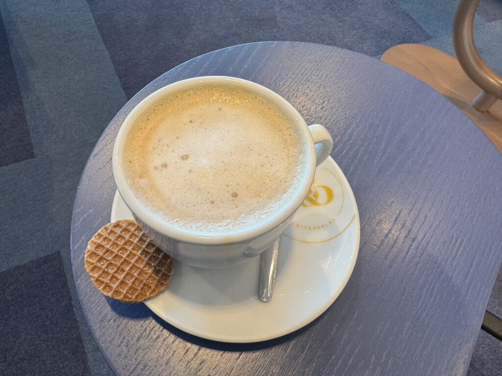 a cup of coffee on a saucer