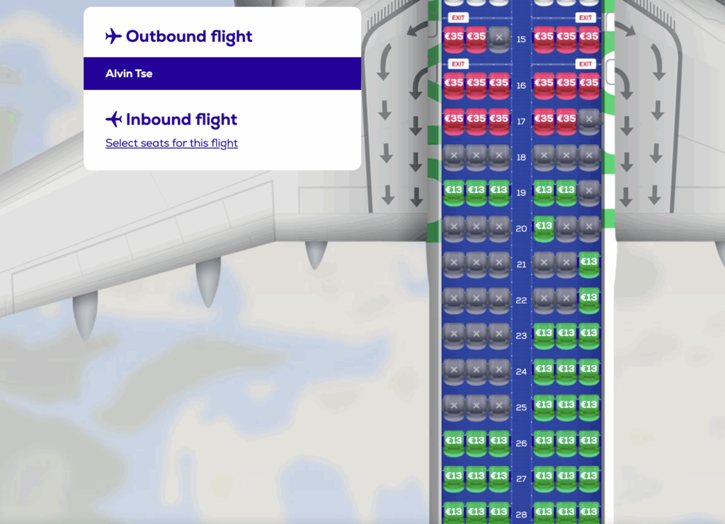 a screen shot of a flight schedule