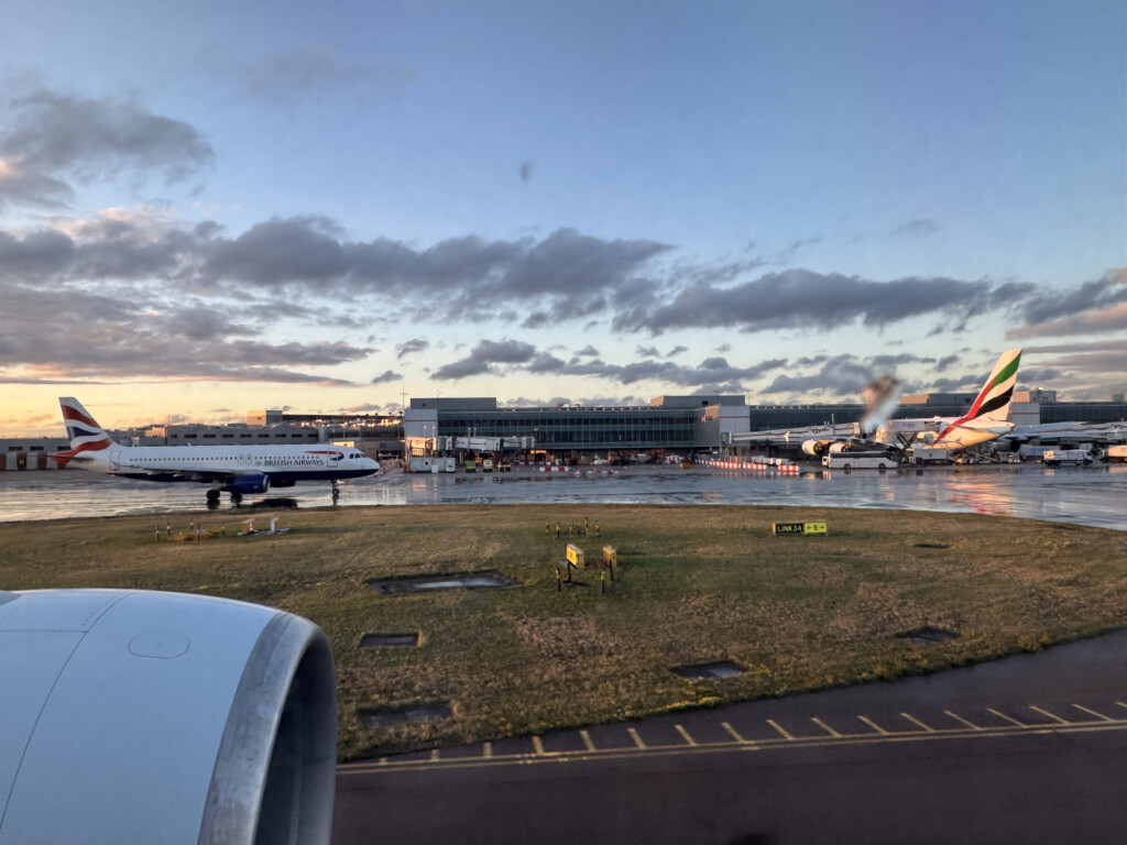 airplanes at an airport