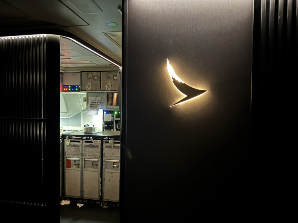 a door with a logo on it
