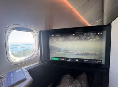 a screen on a plane
