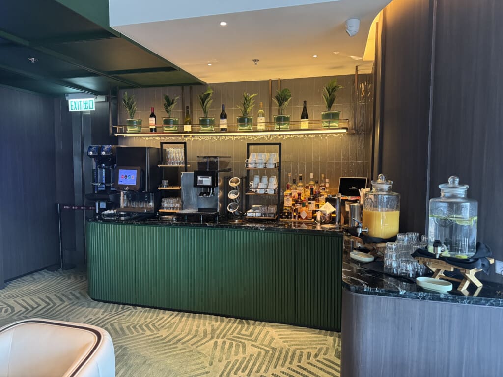 a coffee bar in a hotel