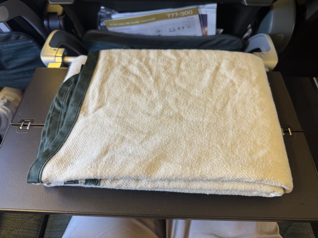 a towel on a table