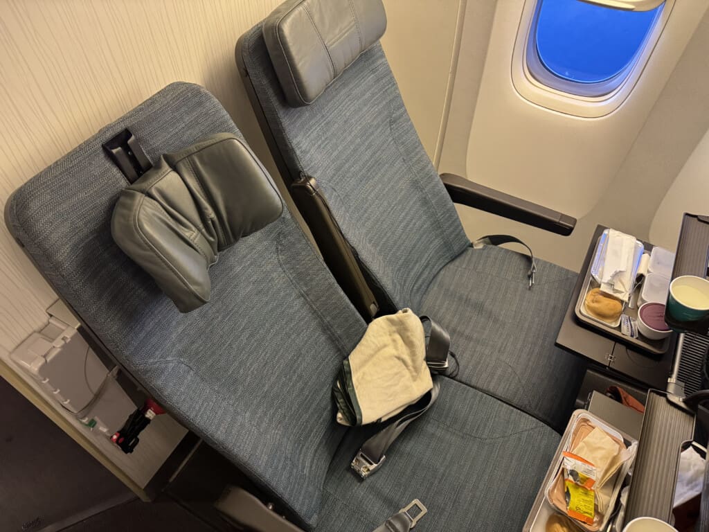 a seat on a plane