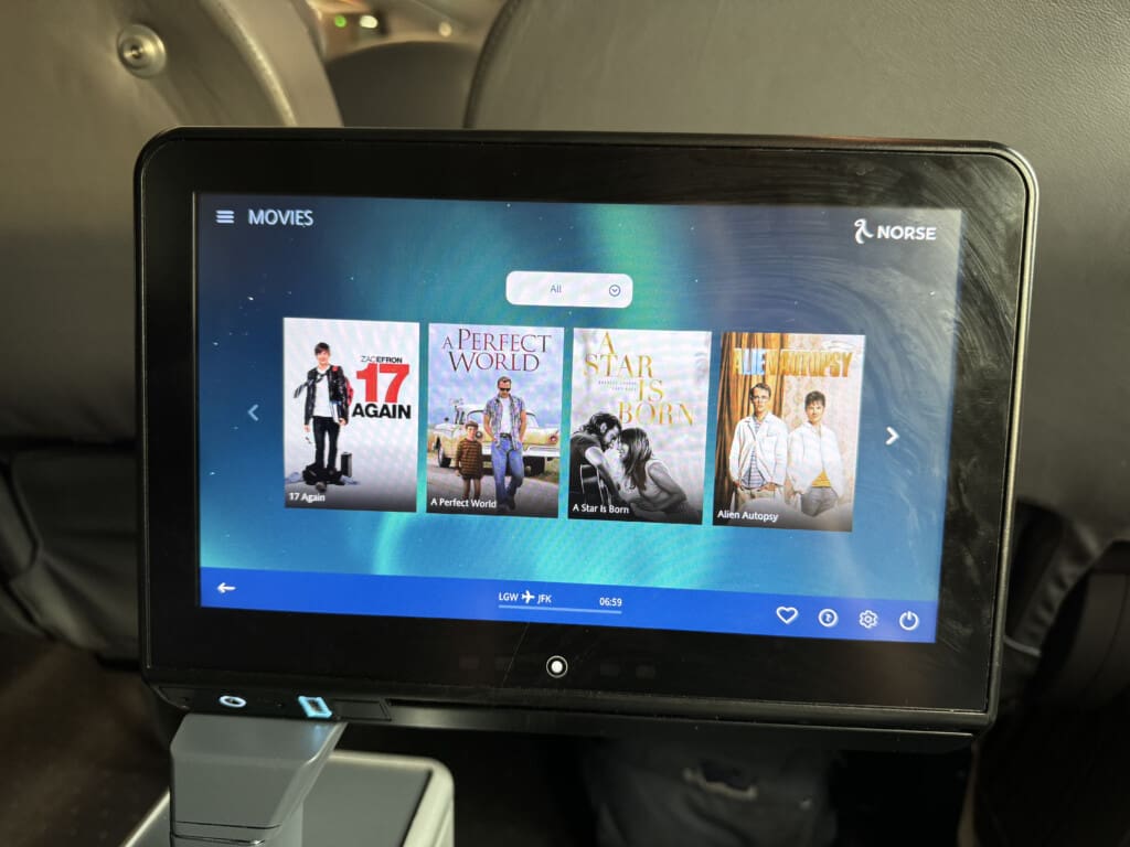 a screen on a device