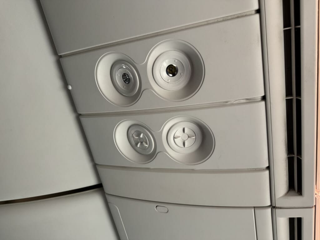 a close up of a white object