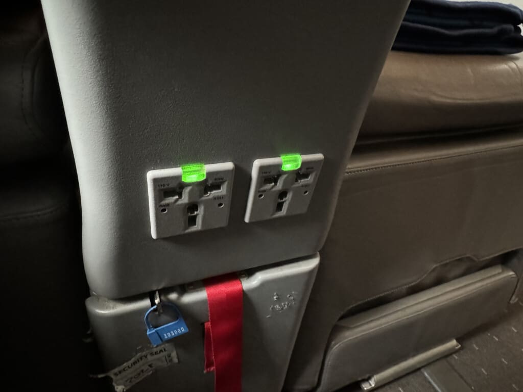 a close up of a power outlet