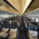 an airplane with seats and windows