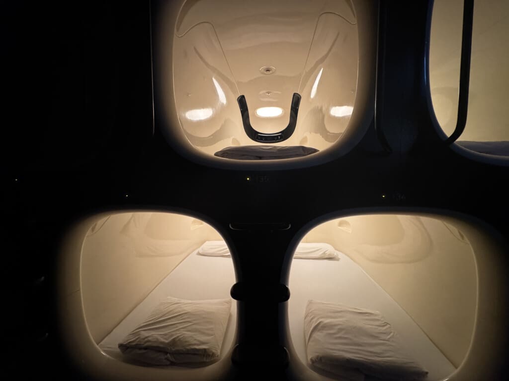 a room with multiple beds