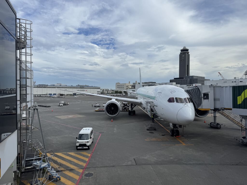 an airplane on the tarmac
