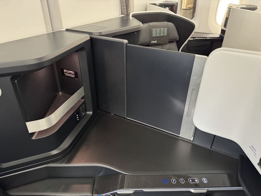 a seat in a plane
