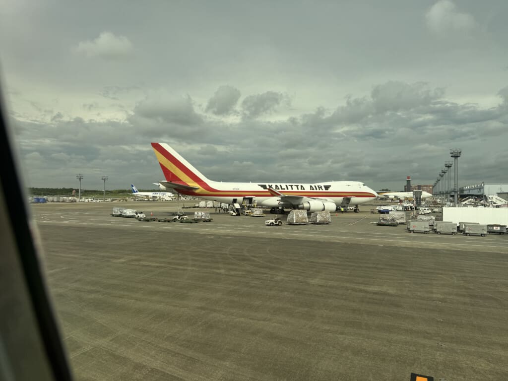 an airplane on the runway