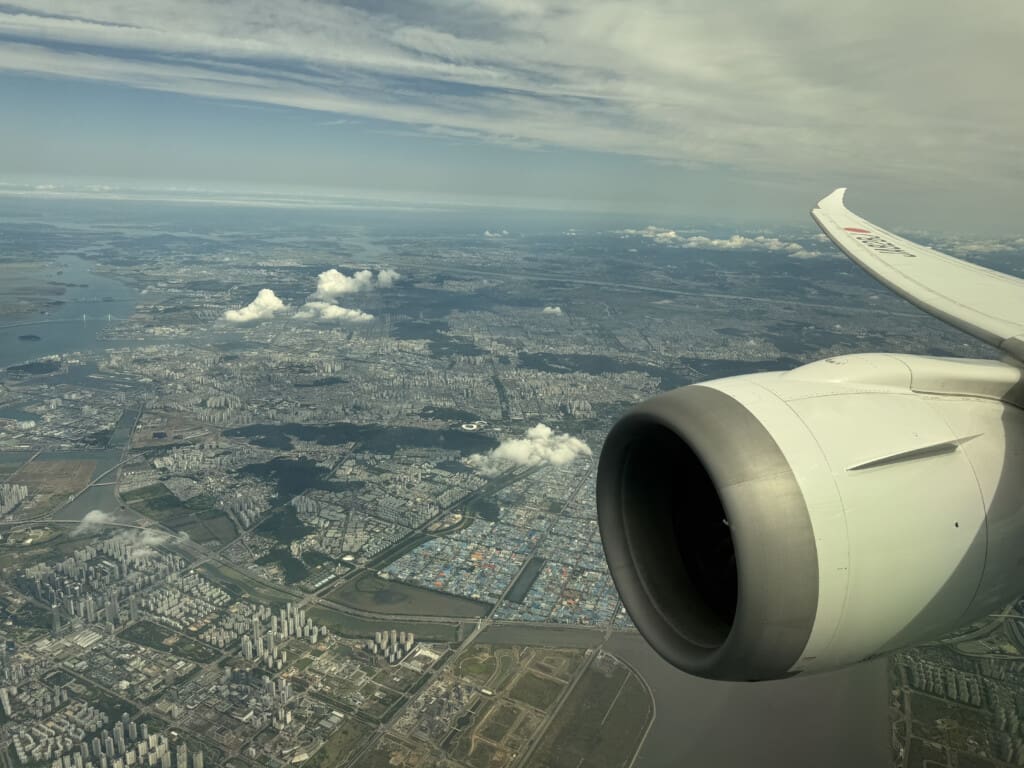 an airplane wing and wing of an airplane
