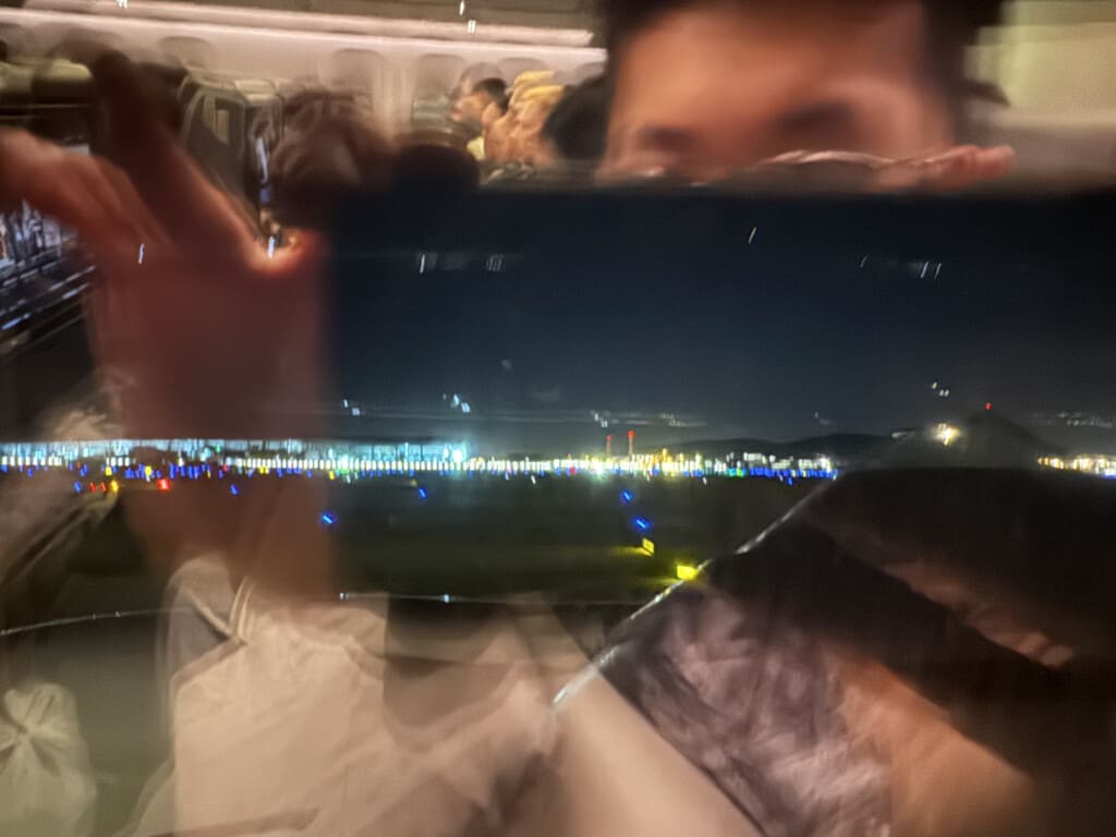 a person taking a selfie