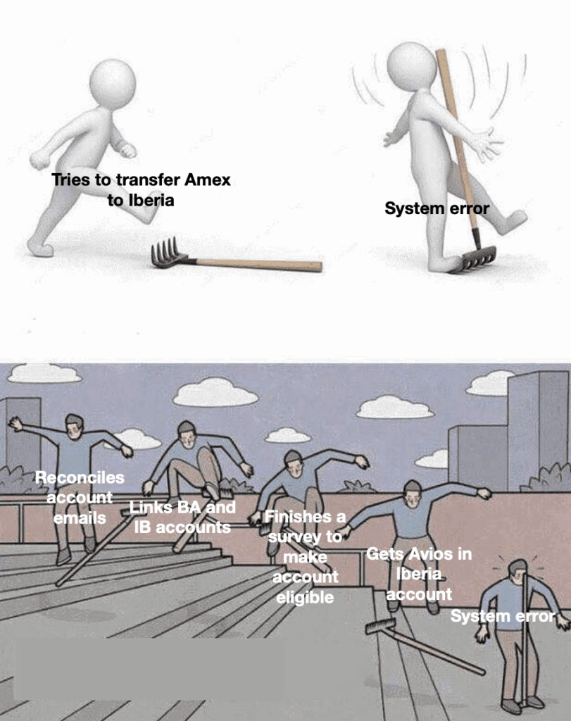 cartoon characters with a rake and a man running