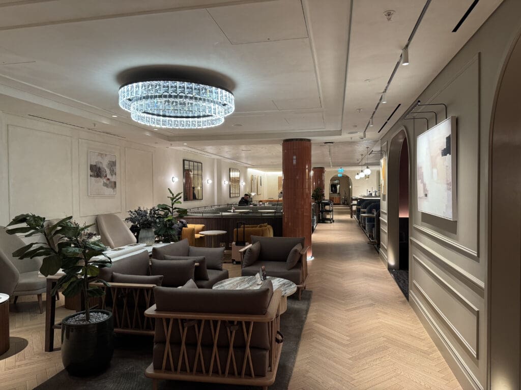 a room with couches and chairs