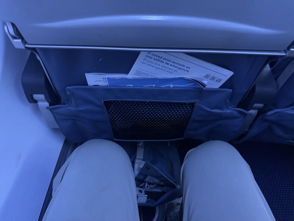 a person's legs in a pocket