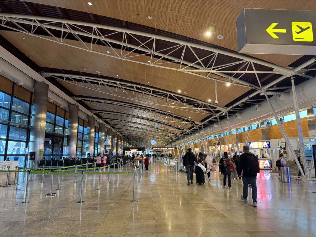 people walking in a terminal