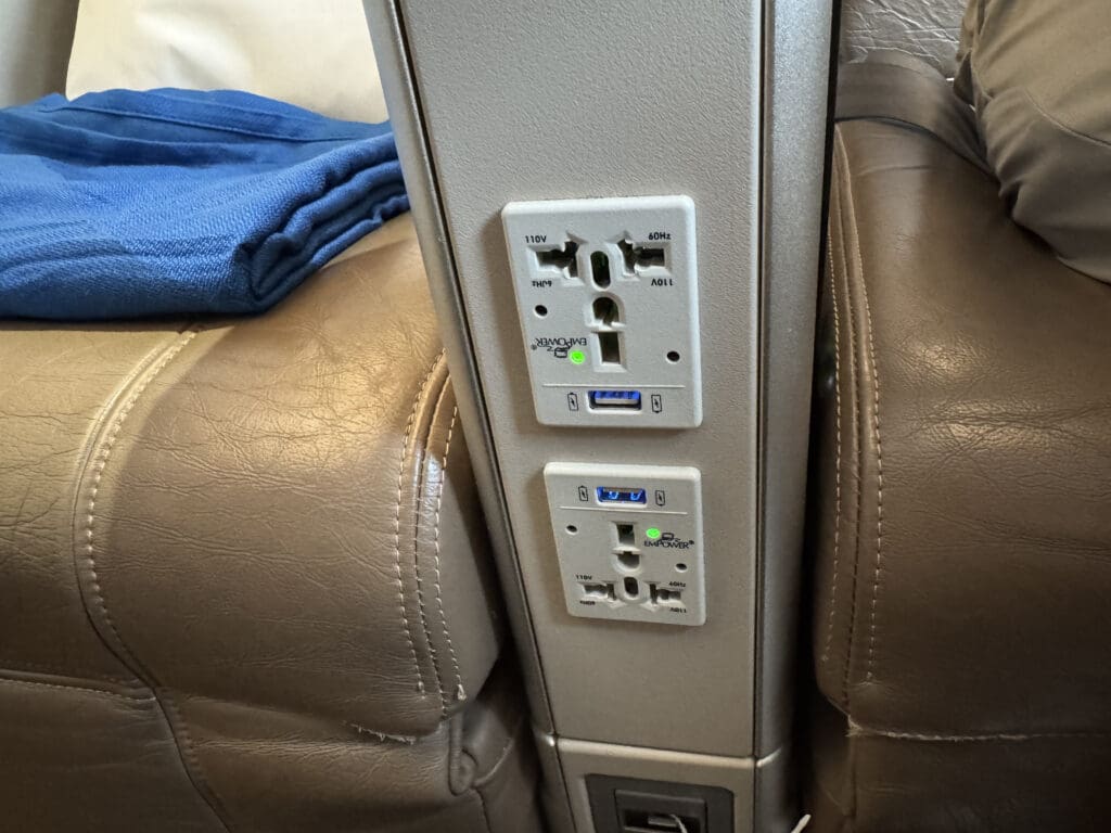 a close up of a power outlet