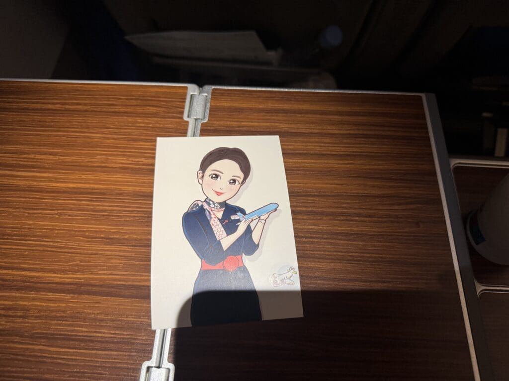 a picture of a woman on a table