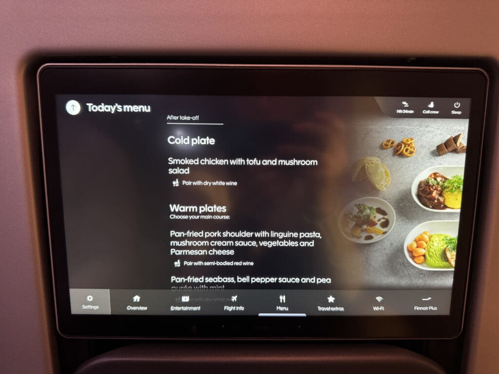 a screen on a device