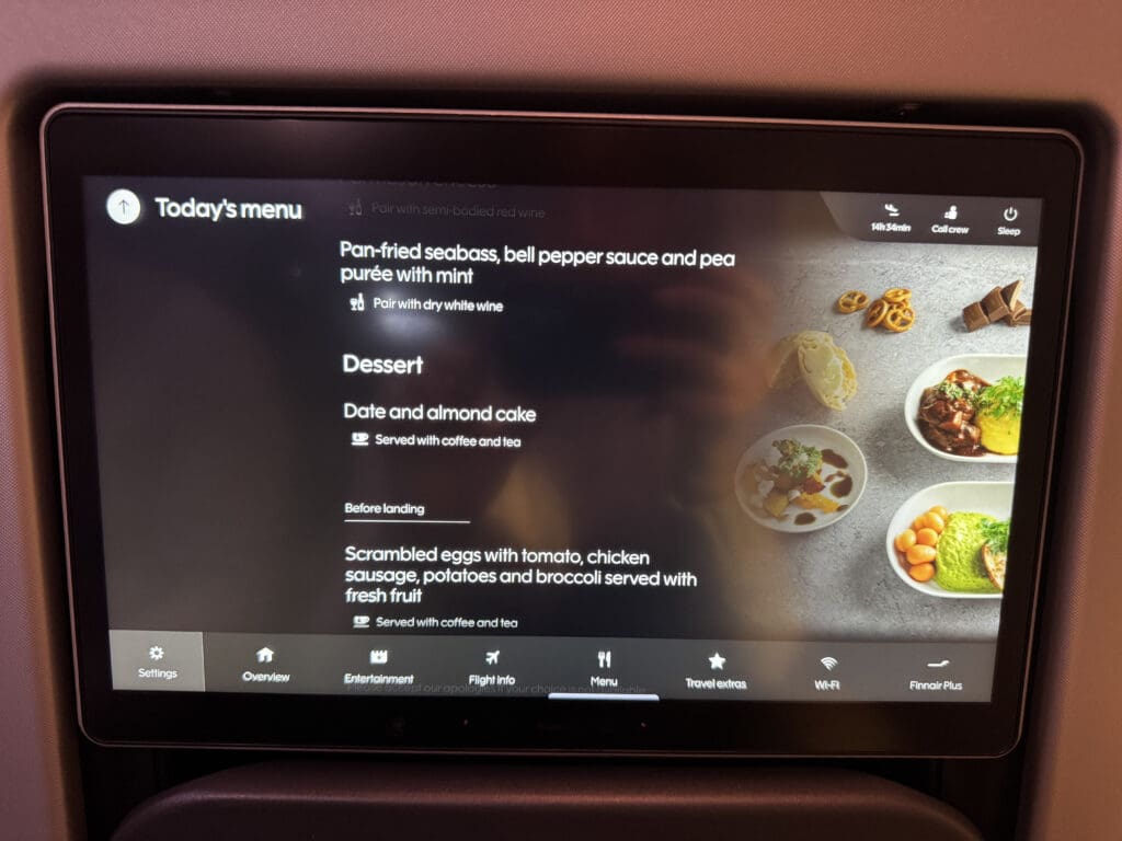 a screen on a plane