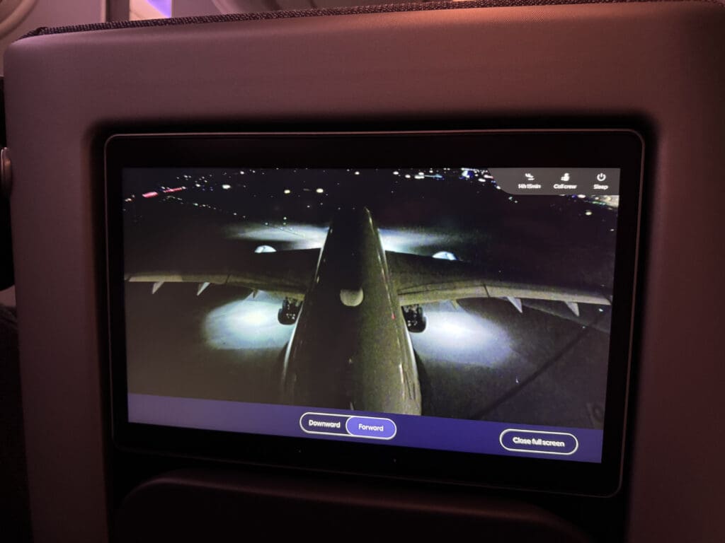 a screen on a plane