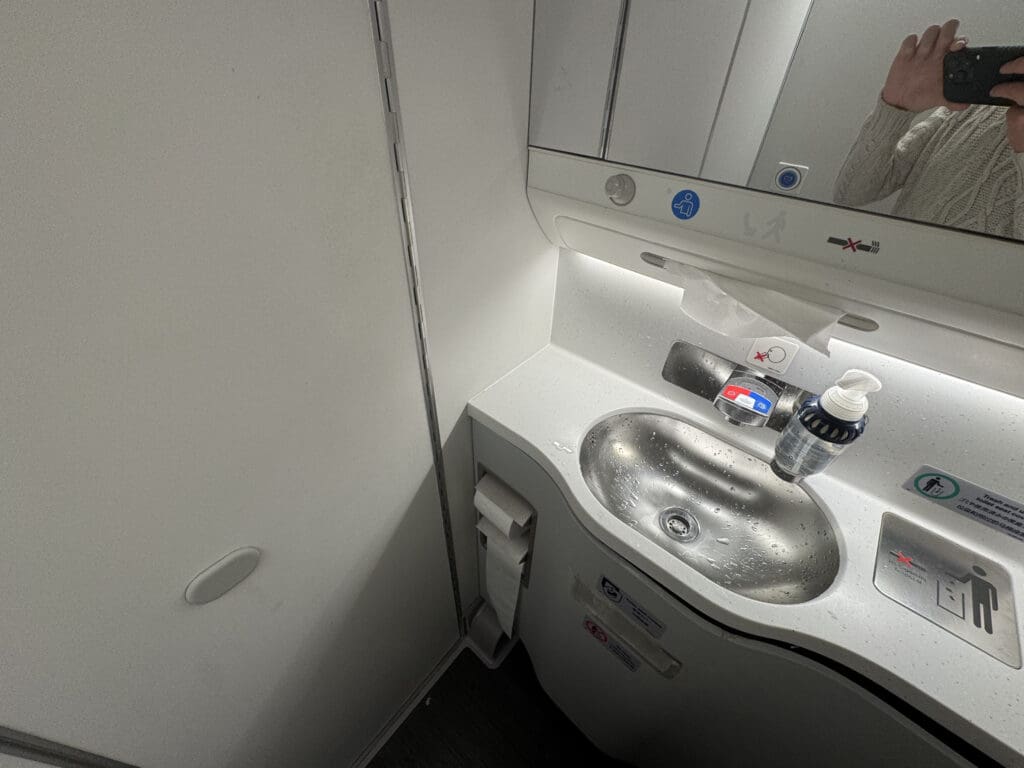 a sink in a bathroom