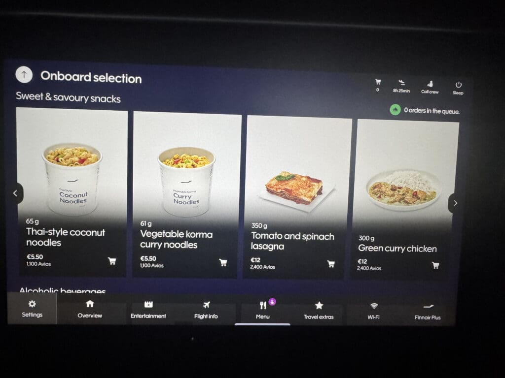 a screenshot of a menu