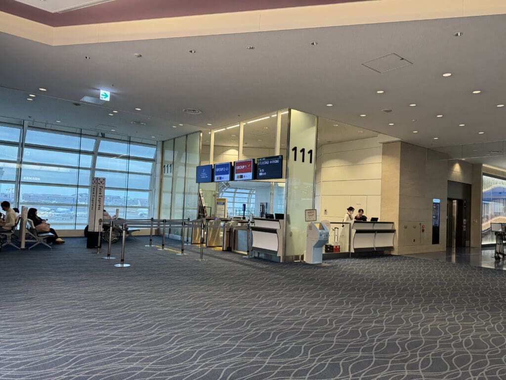 a large airport terminal