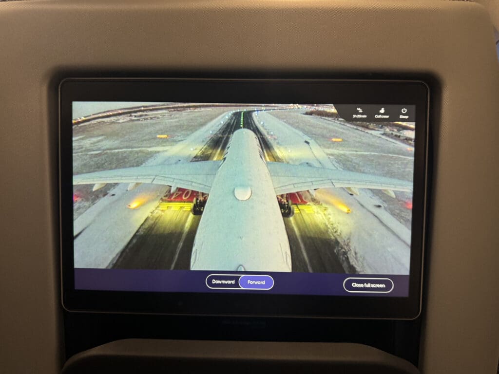 a screen on a plane