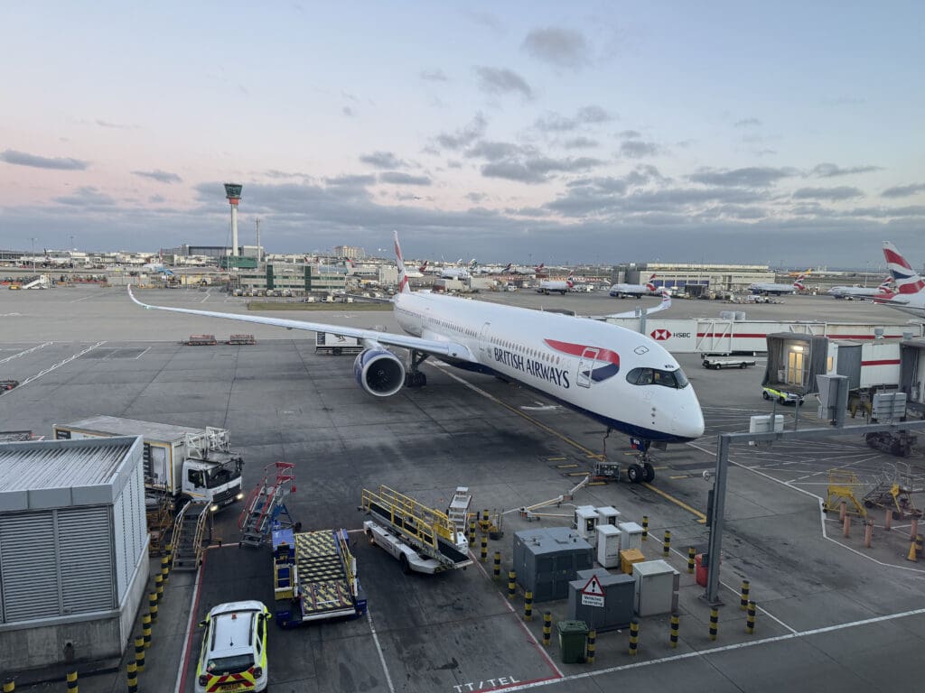 an airplane on the tarmac
