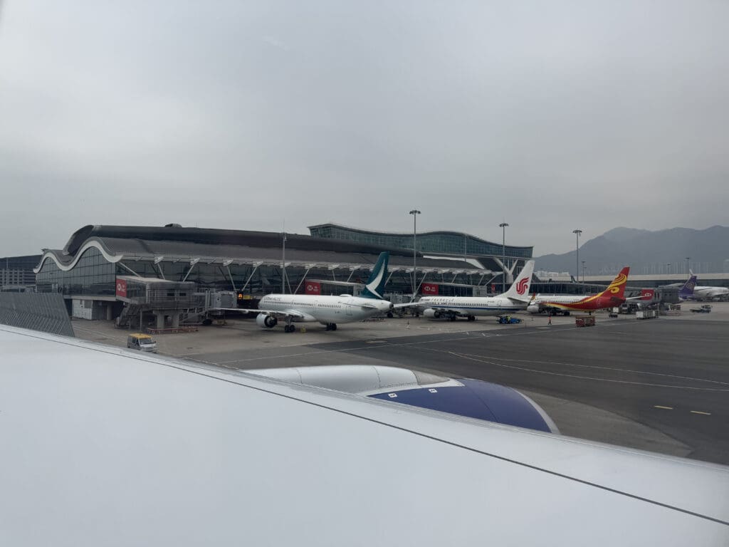 airplanes at an airport