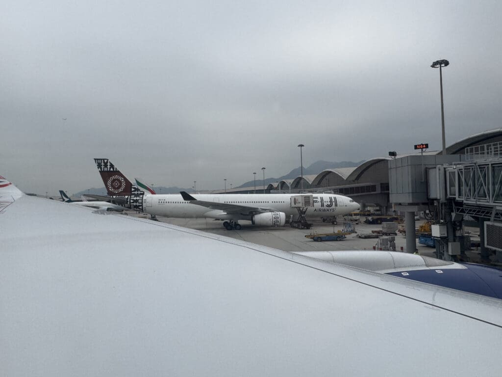 airplanes at an airport