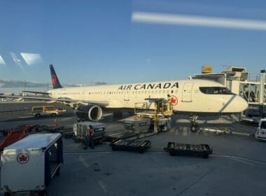 a plane on the tarmac