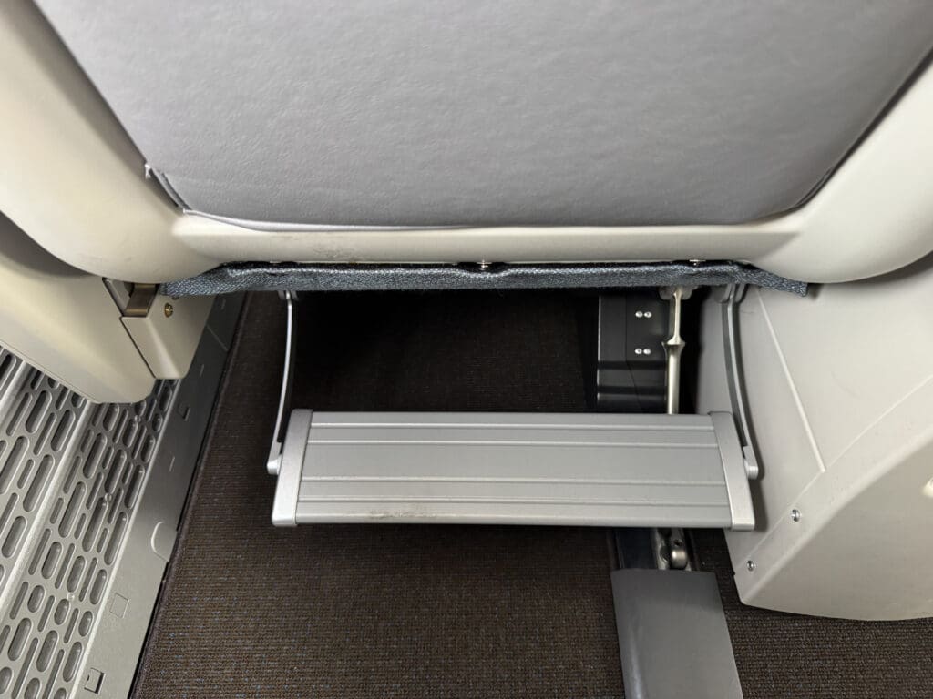 a step in an airplane