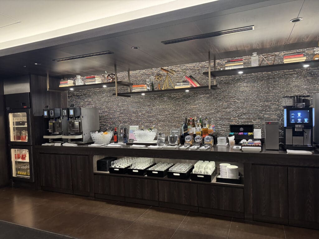 a coffee machine in a restaurant