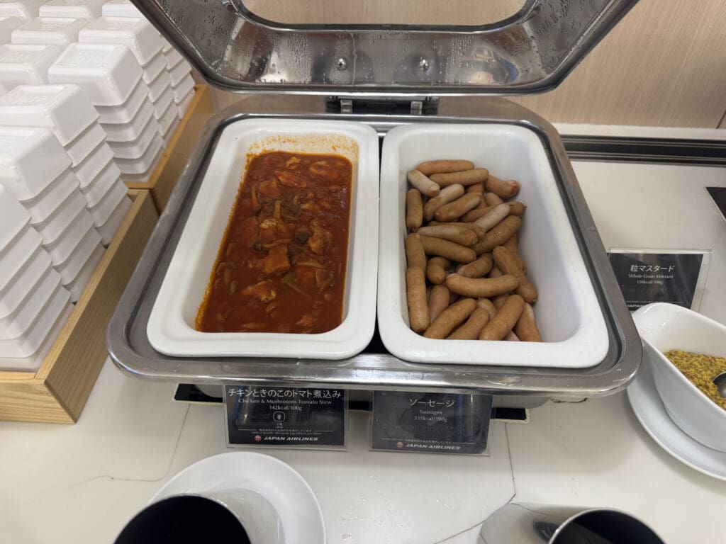 a tray of food in a container