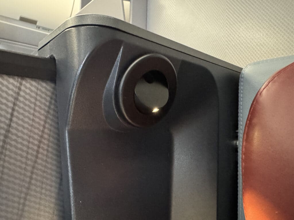 a black object with a hole in it