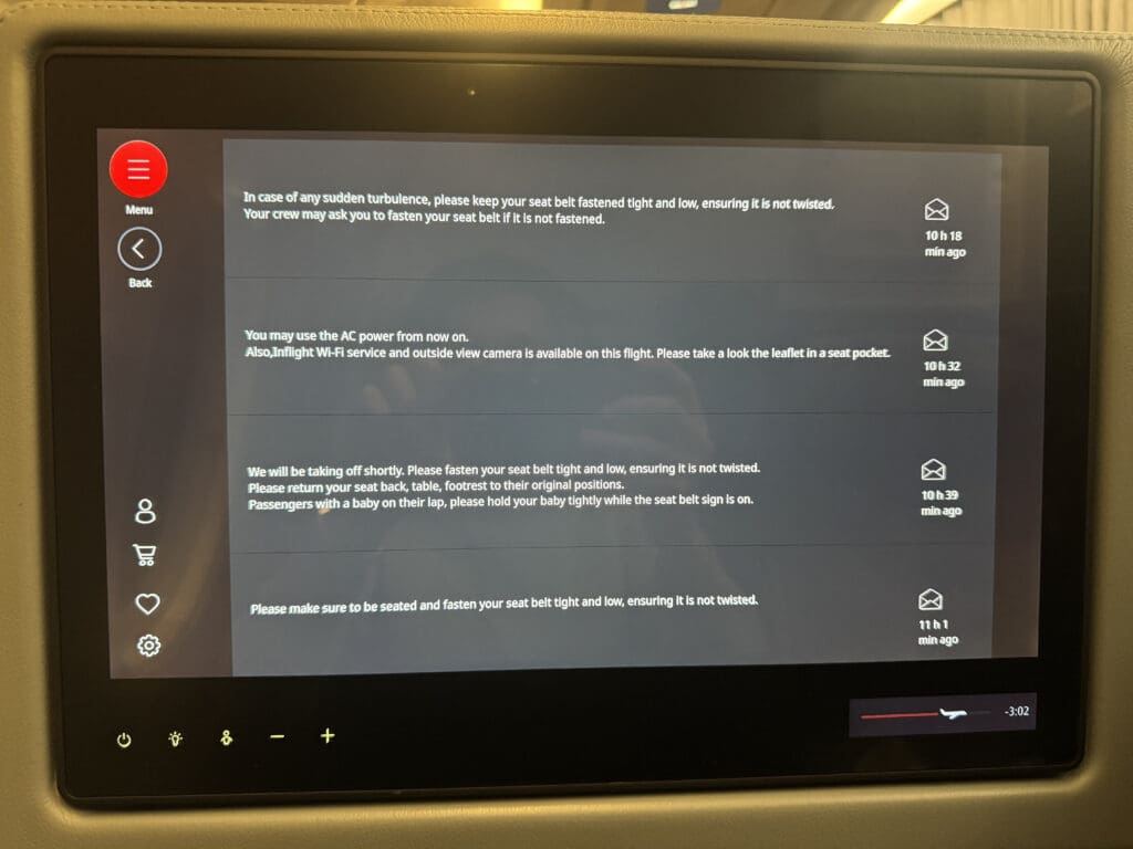 a screen shot of a device