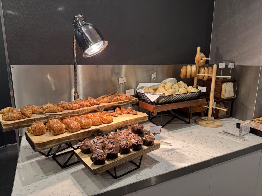 a table with pastries and pastries on it
