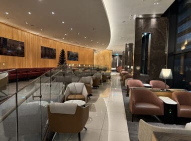 a room with chairs and tables