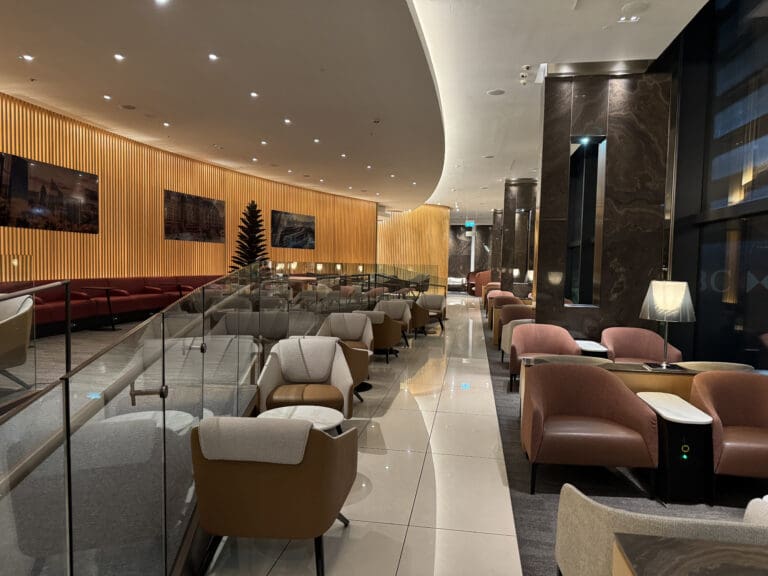 a room with chairs and tables