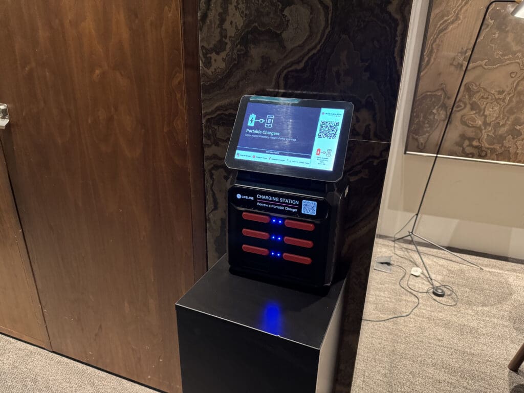 a black rectangular object with a screen on it