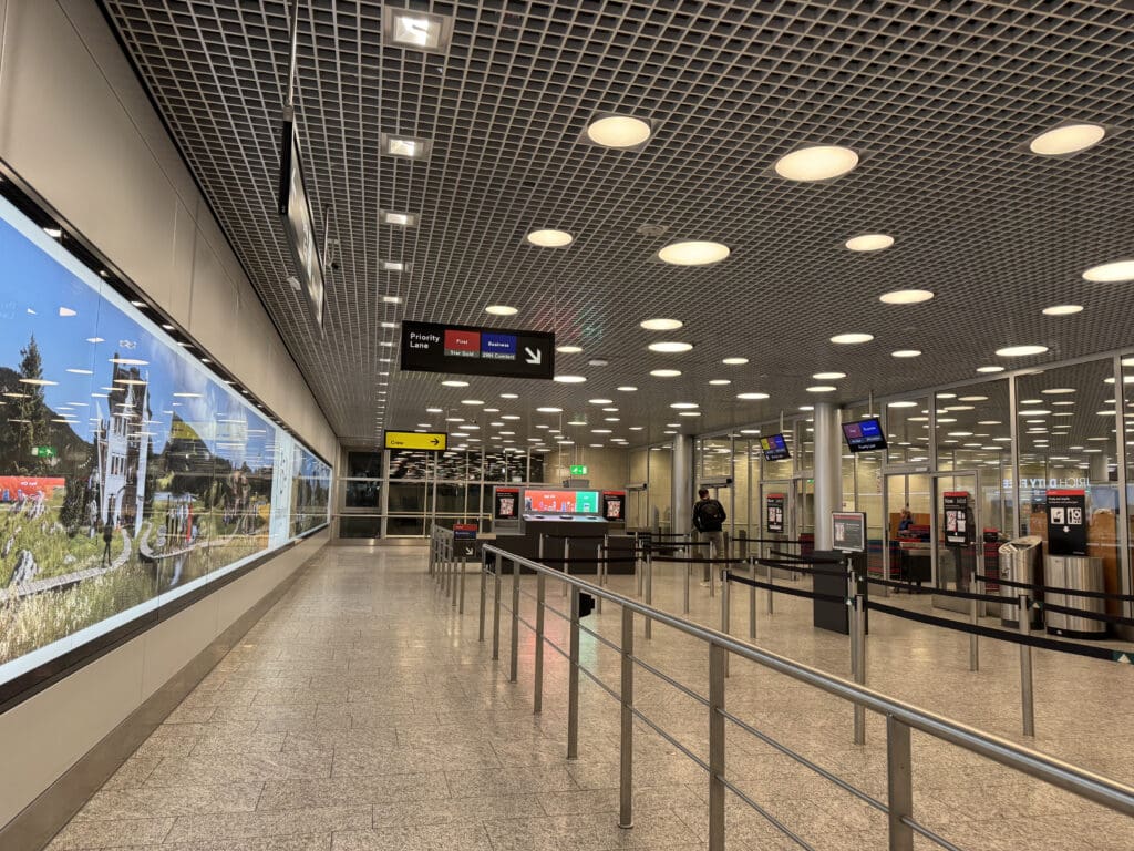 a large airport terminal