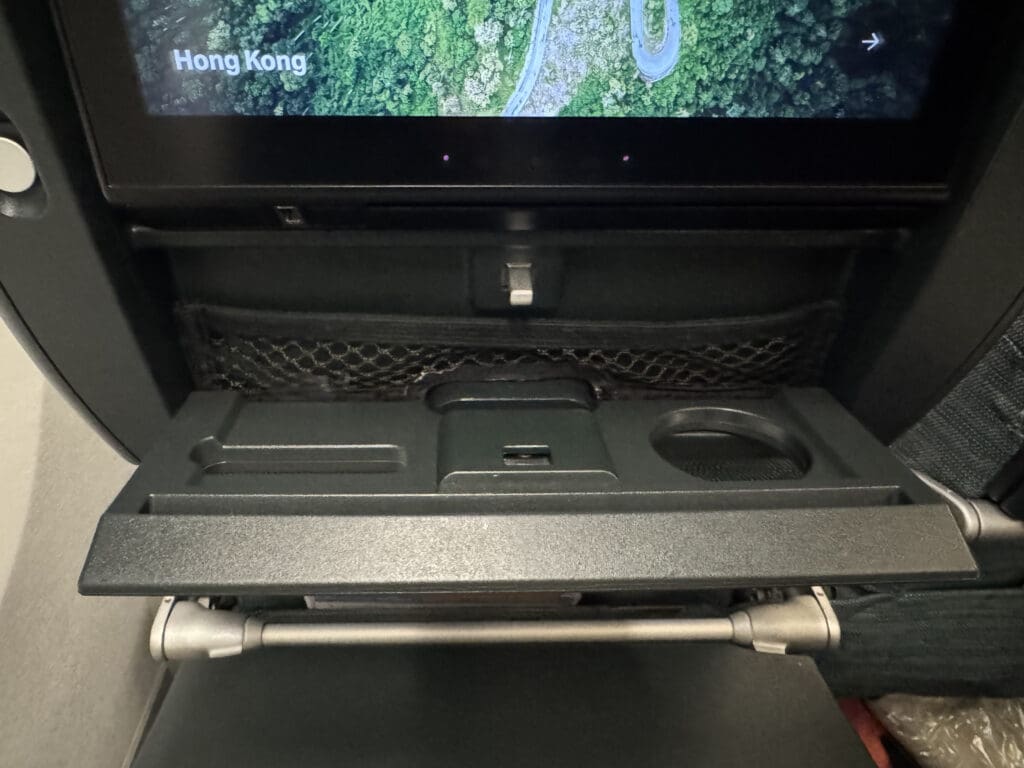 a screen in a vehicle